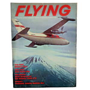 Flying Magazine October 1964 Airplanes Vintage